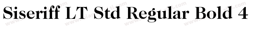 Siseriff LT Std Regular Bold 41226字体转换